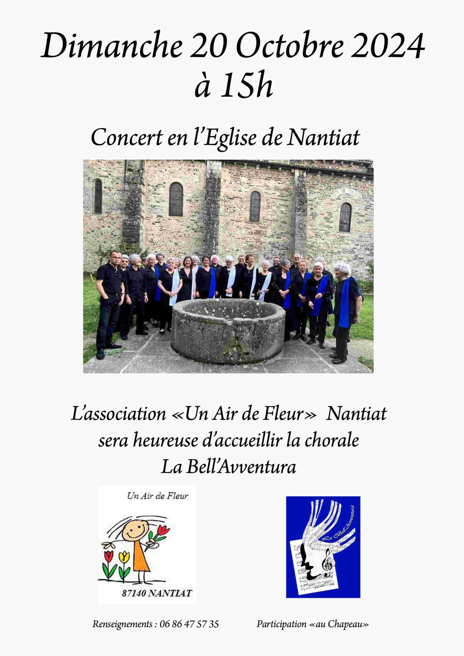 Concert Nantiat 20 OCTOBRE 2024